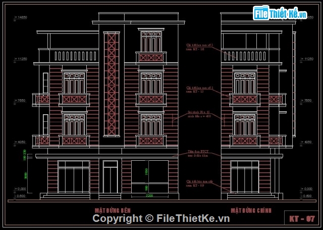 nhà phố 4 tầng,Bản vẽ,Bản vẽ chi tiết,Mẫu nhà